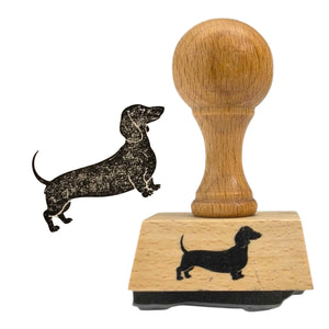 Dackel Holzstempel