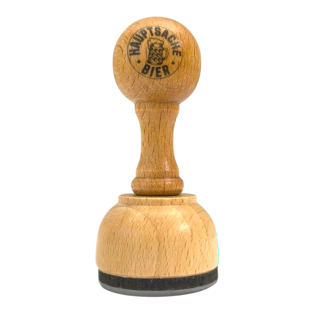 Hauptsache Bier Holzstempel