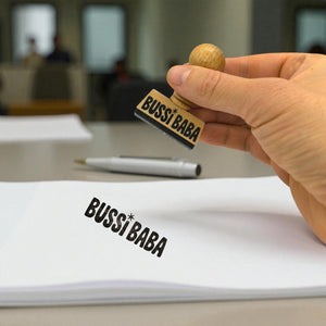 Bussi Baba Holzstempel