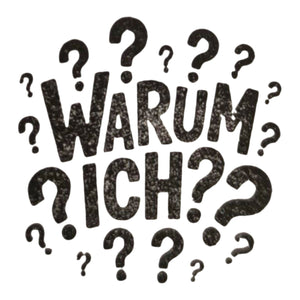 Warum ich? Holzstempel