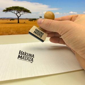 Hakuna Matata Holzstempel
