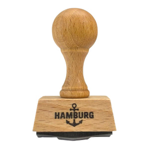 Hamburg Holzstempel mit Anker