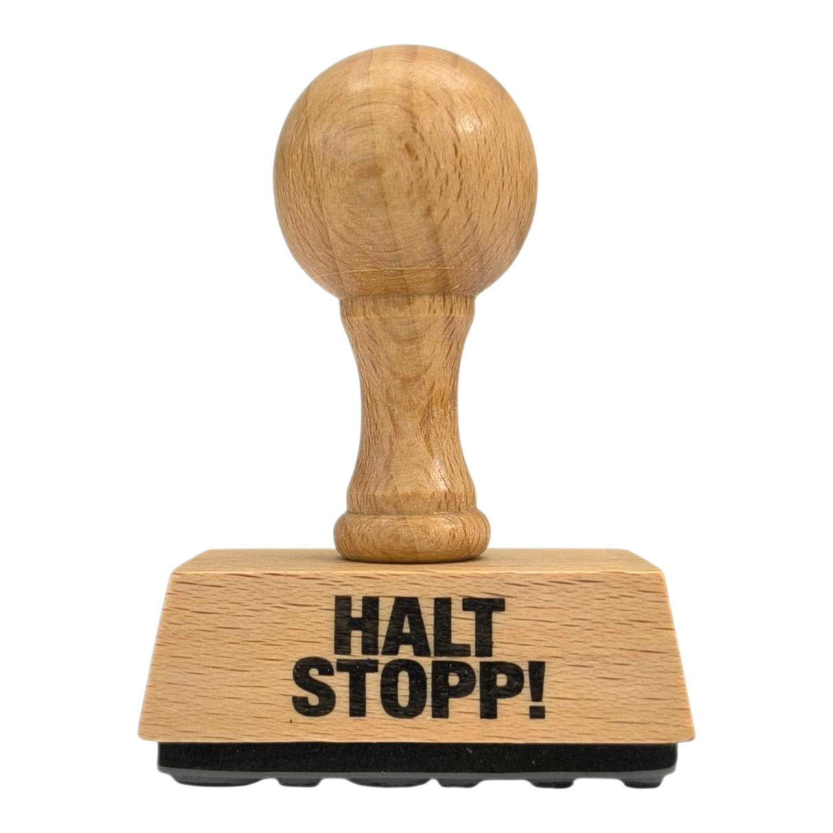 Halt Stopp! Holzstempel