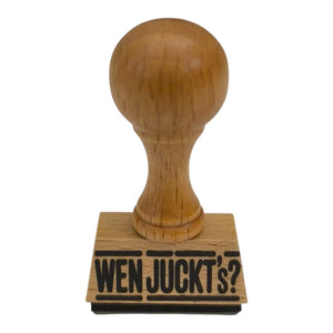 Wen juckt's Holzstempel