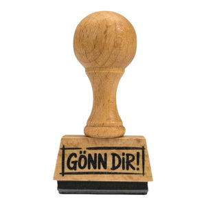 Gönn dir! Holzstempel