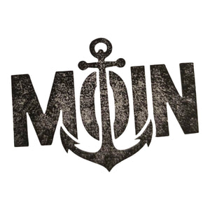 Moin Holzstempel mit Anker