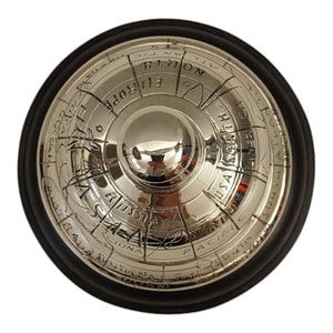 Hotel Tischklingel mit Weltkarte - Tischglocke Erdball