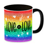 Love is Love Regenbogen Kaffeebecher