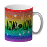 Love is Love Regenbogen Kaffeebecher