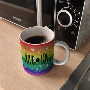 Love is Love Regenbogen Kaffeebecher