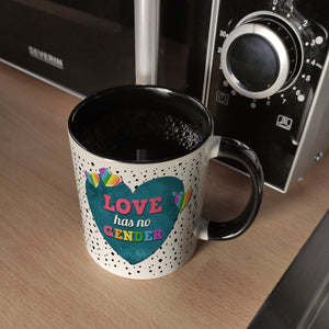 Kaffeebecher mit Spruch: Love has no gender