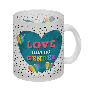 Kaffeebecher mit Spruch: Love has no gender