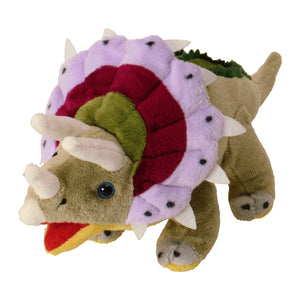 Triceratops Dinosaurier Kuscheltier in grün