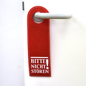 Bitte nicht stören! Türhänger in rot