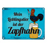 Mein Lieblingstier ist der Zapfhahn Metallschild mit Bier Motiv Bar Kneipe Hahn