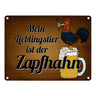 Mein Lieblingstier ist der Zapfhahn Metallschild mit Bier Motiv Bar Kneipe Hahn