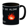 Dangerous to go Alone Kaffeebecher für alle Retro Zocker mit Pixel-Motiv