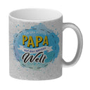 Für den besten Papa Kaffeebecher mit Wasserfarben Motv