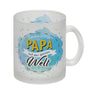 Für den besten Papa Kaffeebecher mit Wasserfarben Motv