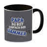 Kaffeebecher Papa Du bist einfach der Hammer - Vatertag Tasse