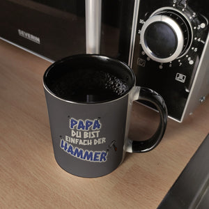 Kaffeebecher Papa Du bist einfach der Hammer - Vatertag Tasse