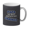 Kaffeebecher Papa Du bist einfach der Hammer - Vatertag Tasse