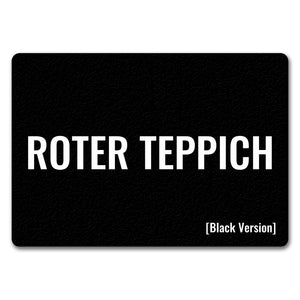 Roter Teppich [Black Version] Fußmatte