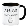 Ab 50 hängt´s abwärts Kaffeebecher