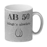 Ab 50 hängt´s abwärts Kaffeebecher