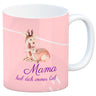 Mama hab dich immer lieb Kaffeebecher mit niedlichem Nilpferd in rosa