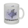 Selbstbewusstsein - Kaffeebecher mit dem gewitzten Fisch mit Haifischflosse