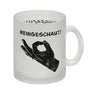 Reingeschaut! Kaffeebecher mit lustigem Streich