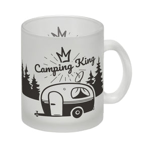 Camping King Kaffeebecher mit wunderschönen Reisemotiven