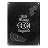 Metallschild in 15x20 cm mit Spruch Gib deinem Leben einen GIN