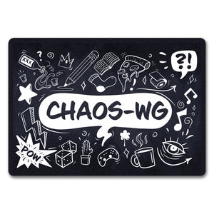 Fußmatte mit Chaos WG Motiv - mit vielen witzigen Comicdesigns