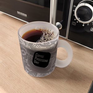 Kaffeebecher CPU Motiv - Coffee Processing Unit mit Motherboard Motiv
