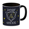 Dorfhexe Kaffeebecher mit Hexenhaus Motiven