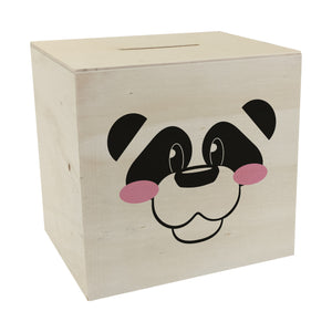 Spardose aus Keramik mit niedlichem Panda-Gesicht - für kleine Kinder