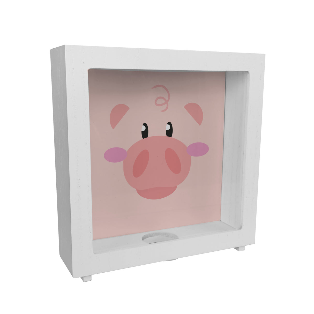 Spardose aus Keramik mit niedlichem Schweine-Gesicht - für kleine Kinder