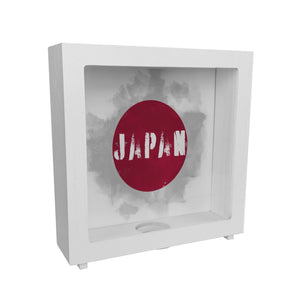 Spardose mit Japan-Flagge im Used Look - Sparschwein für Urlauber
