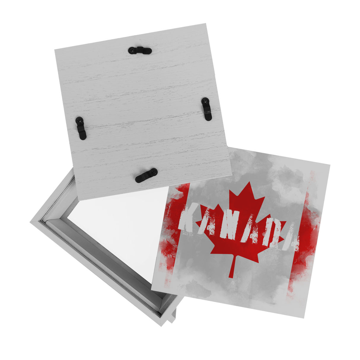 Spardose mit Kanada-Flagge im Used Look - Sparschwein für Urlauber