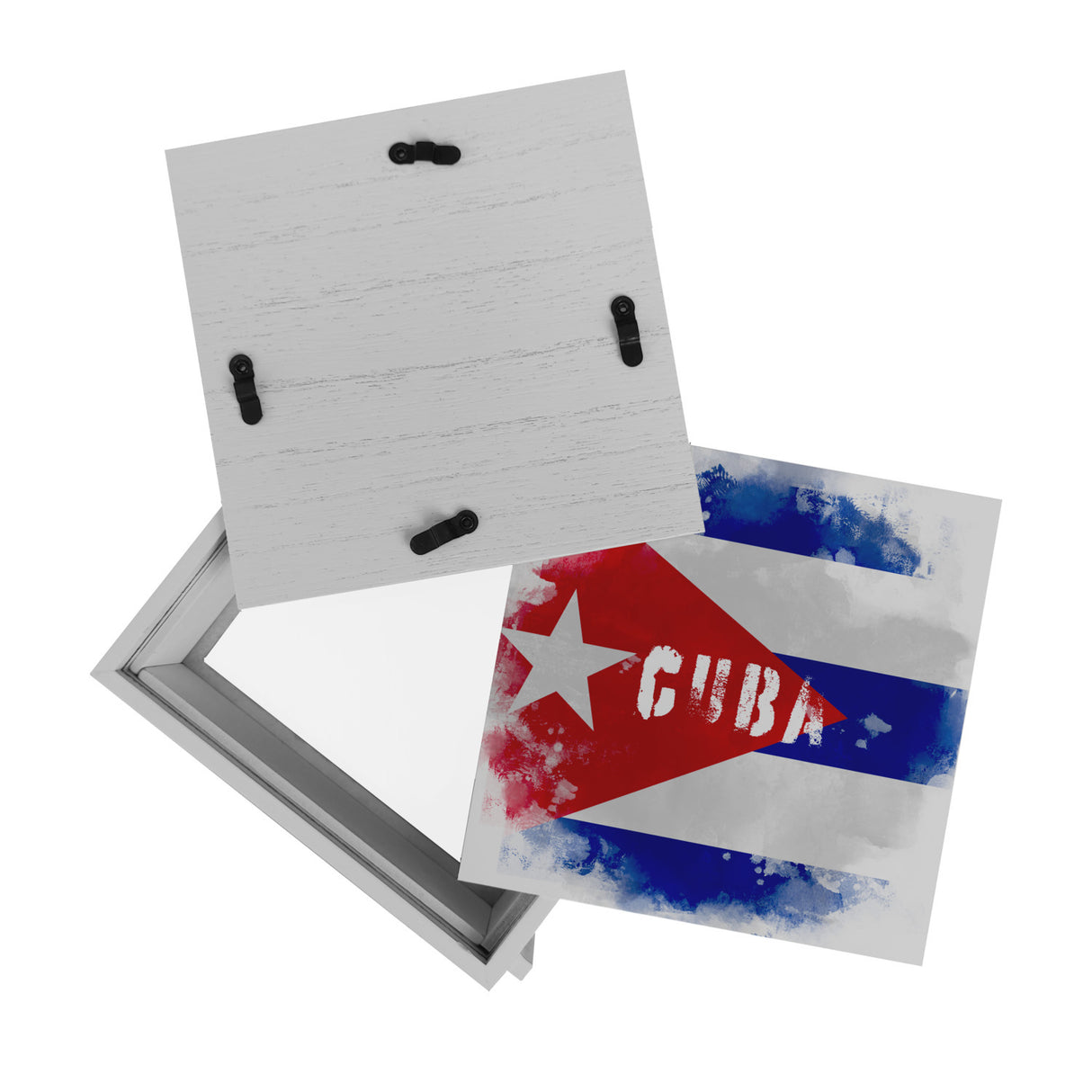 Spardose mit Kuba-Flagge im Used Look - Sparschwein für Urlauber