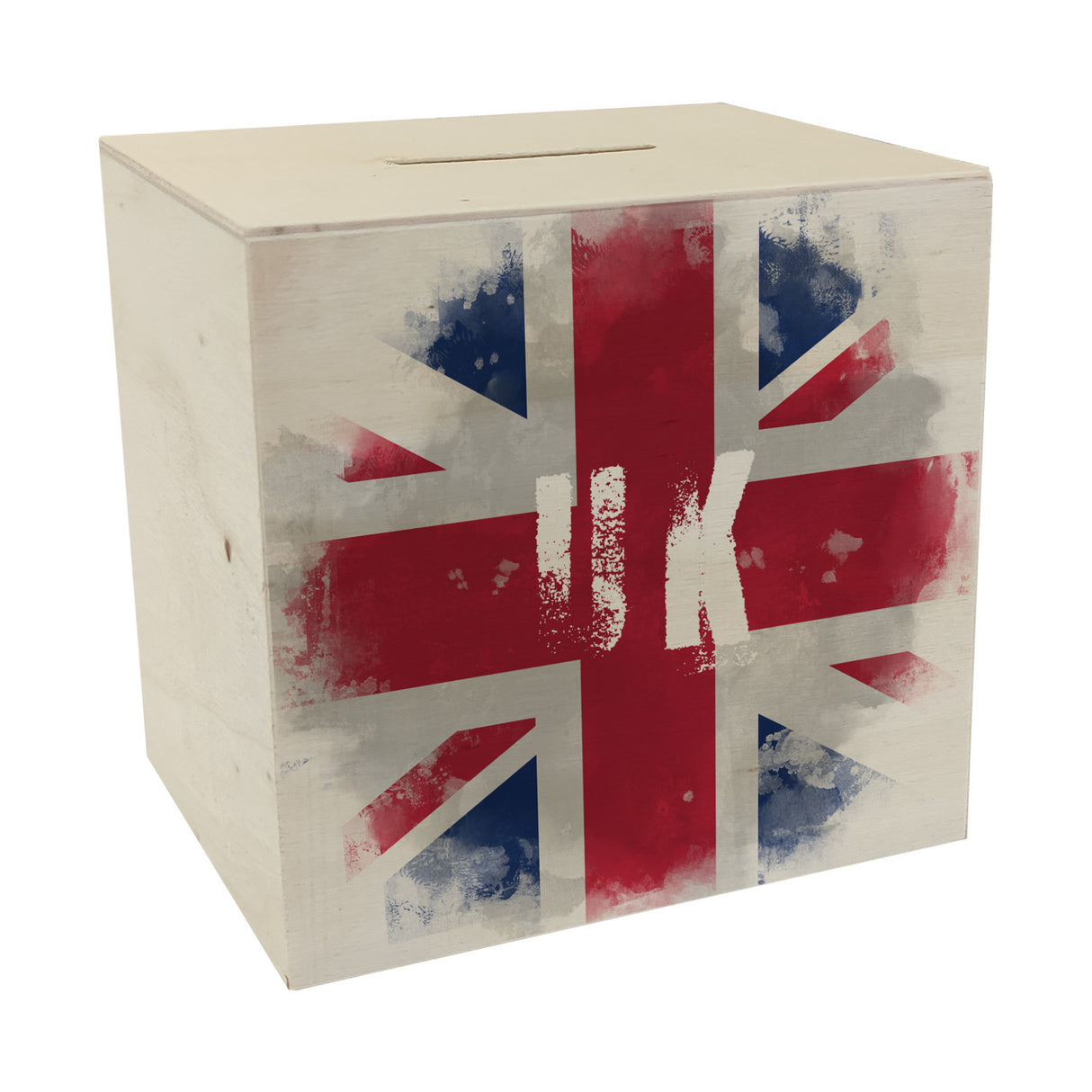 Spardose Vereinigtes Königreich-Flagge im Used Look - Sparschwein für Urlauber