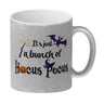 Kaffeebecher mit Halloween Motiv und Spruch - It's just a bunch of Hocus Pocus -