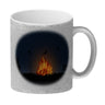 Kaffeetasse mit gruseligem Hexenfeuer Motiv und Spruch - Happy Halloween