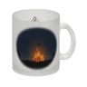 Kaffeetasse mit gruseligem Hexenfeuer Motiv und Spruch - Happy Halloween