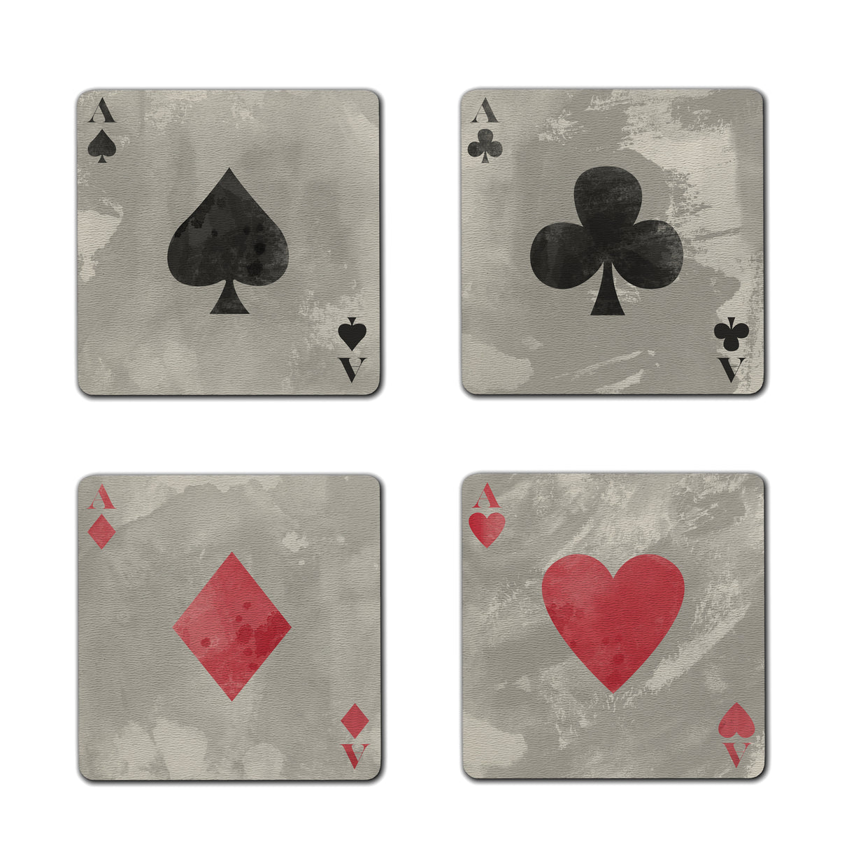 As Poker Spielkarten Untersetzer