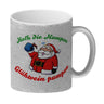 Kaffeebecher mit betrunkenem Weihnachtsmann - Hoch die Humpen, Glühwein pumpen