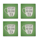 Keep calm and drink tea Untersetzer