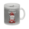 Netter Wichtel böser Wichtel Kaffeetasse für Weihnachten mit witzigen Wichteln